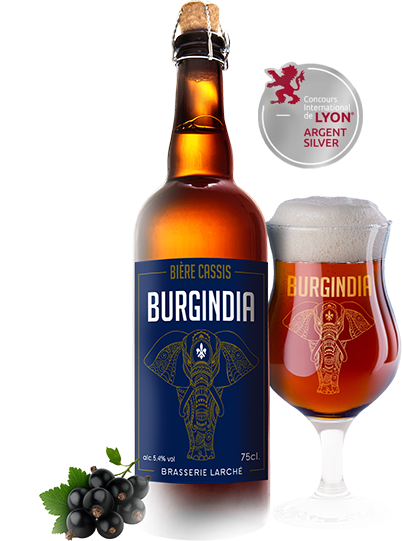 Bière Burgindia Cassis - Brasserie Larché