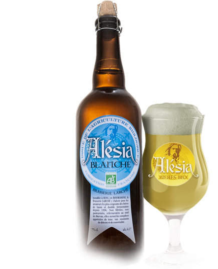 Bière Alesia Blanche Bio - Brasserie Larché