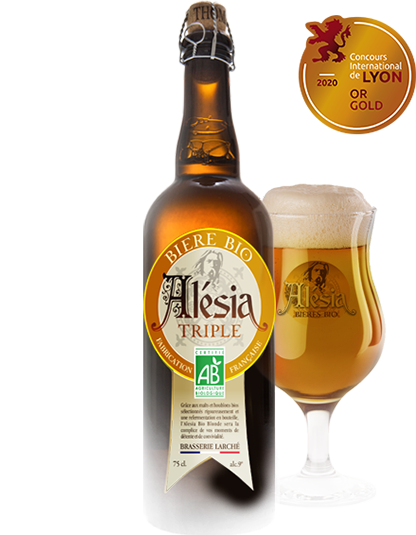 Bière Alesia Triple Bio - Brasserie Larché